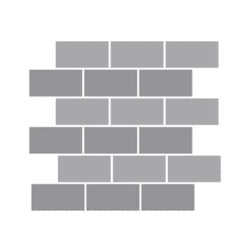 Брусчатка Steinrus Прямоугольник Color Mix 40 мм