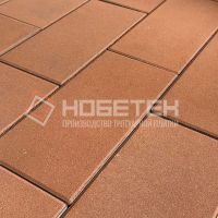Тротуарная плитка Нобетек Прямоугольник 5П8ф Персиковая