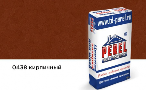 Цветная декоративная затирочная смесь Perel RL кирпичная